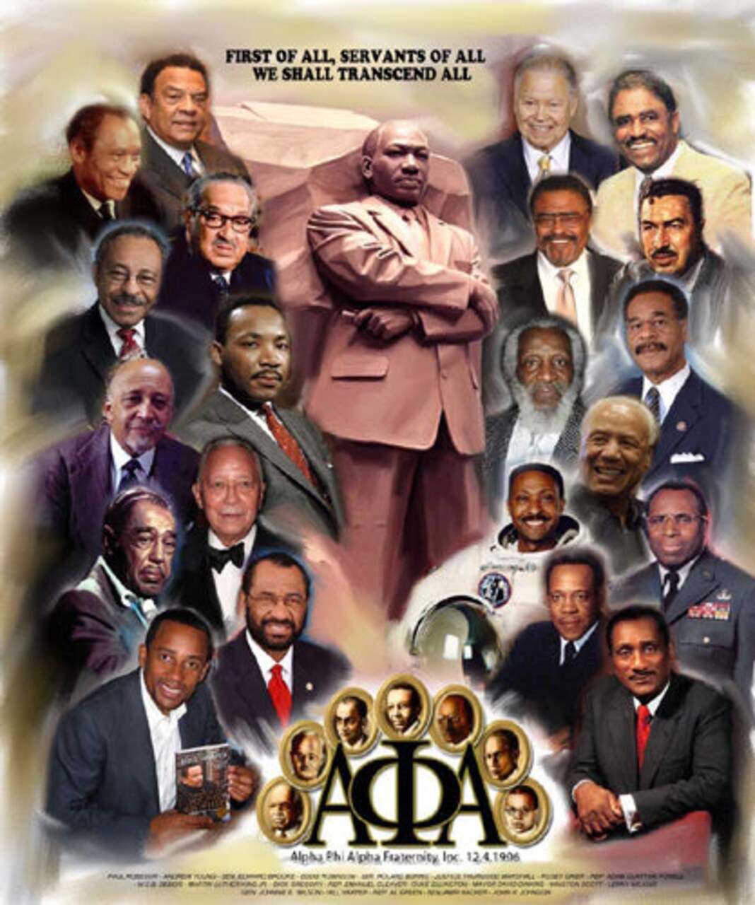 Framed Art Men of Distinction II by Wishum Gregory: Inspiring Wall